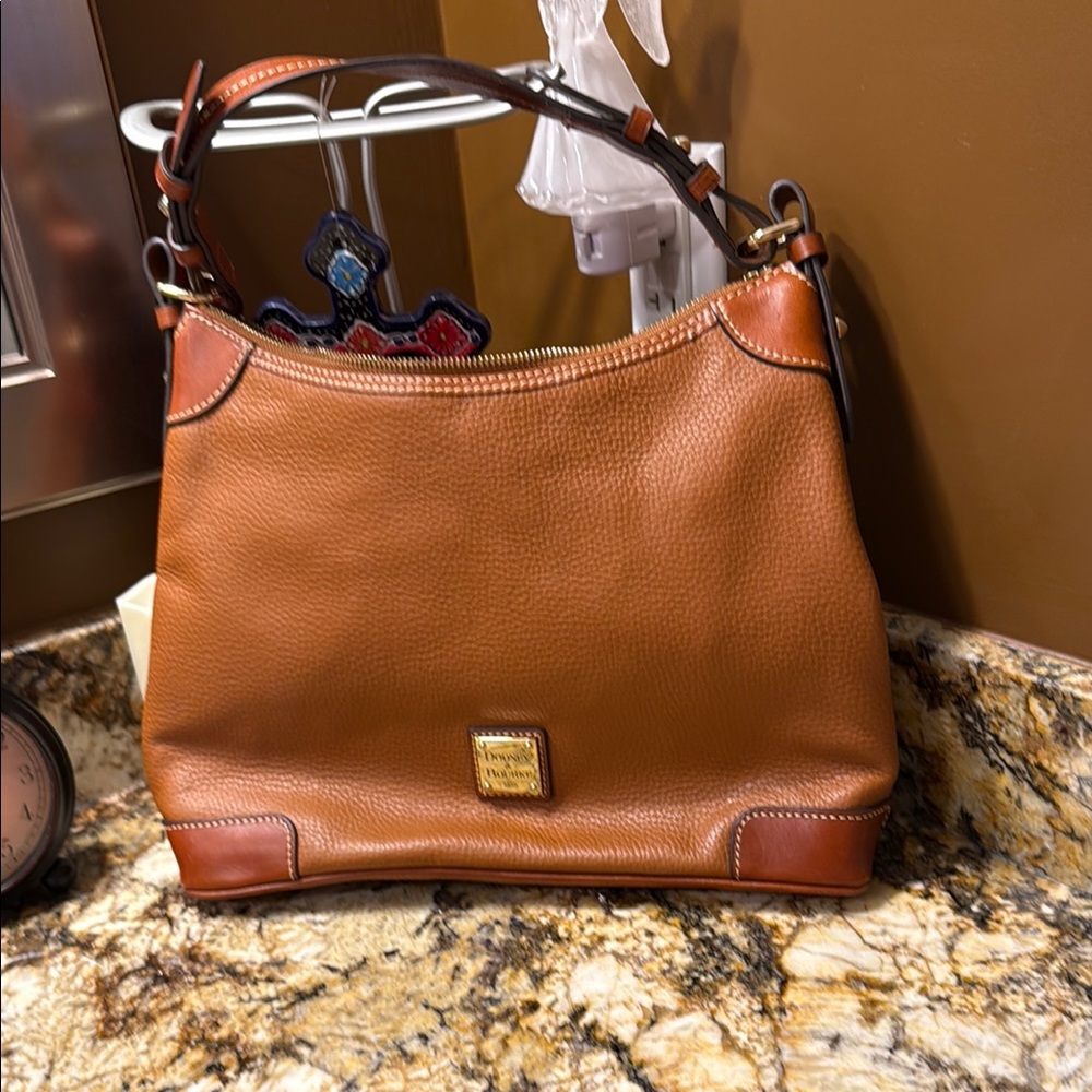 Dooney & Bourke Brown Leather Shoulder Bag